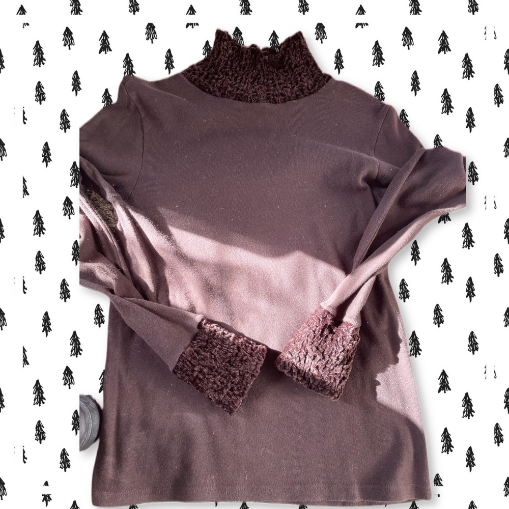 Blue Print one size Turtleneck